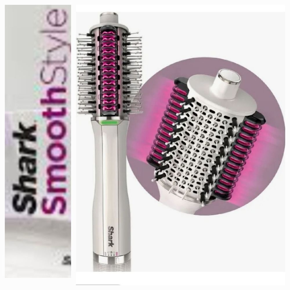 Shark Smooth Style Heated Comb Straightener + Smoother w/Storage Bag & Alligator